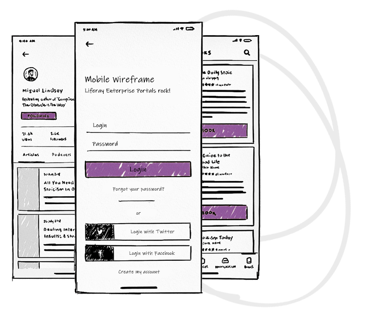 Mobile Wireframe